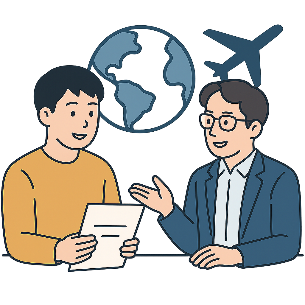入国前支援